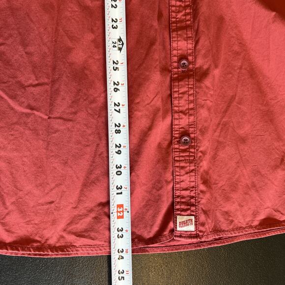 Duluth Trading Shirt Men 2XLT Rust Canyoneer Long Sleeve Organic Cotton Outdoor - Picture 11 of 12